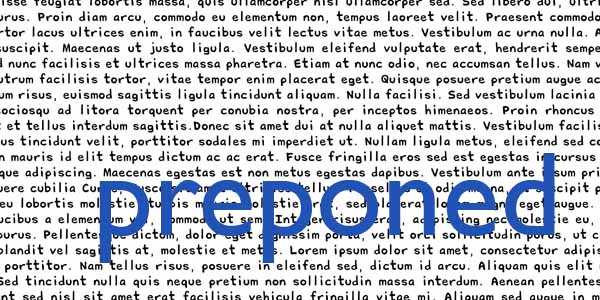 Word of the Week - Preponed