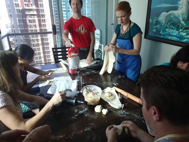 Team dining room table.